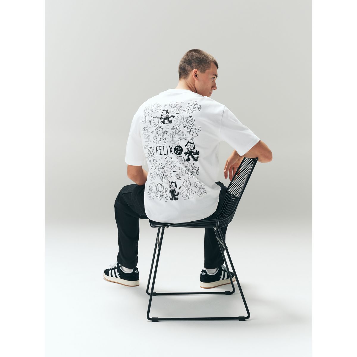 T-shirt felix le chat sous licence blanc, NEXT