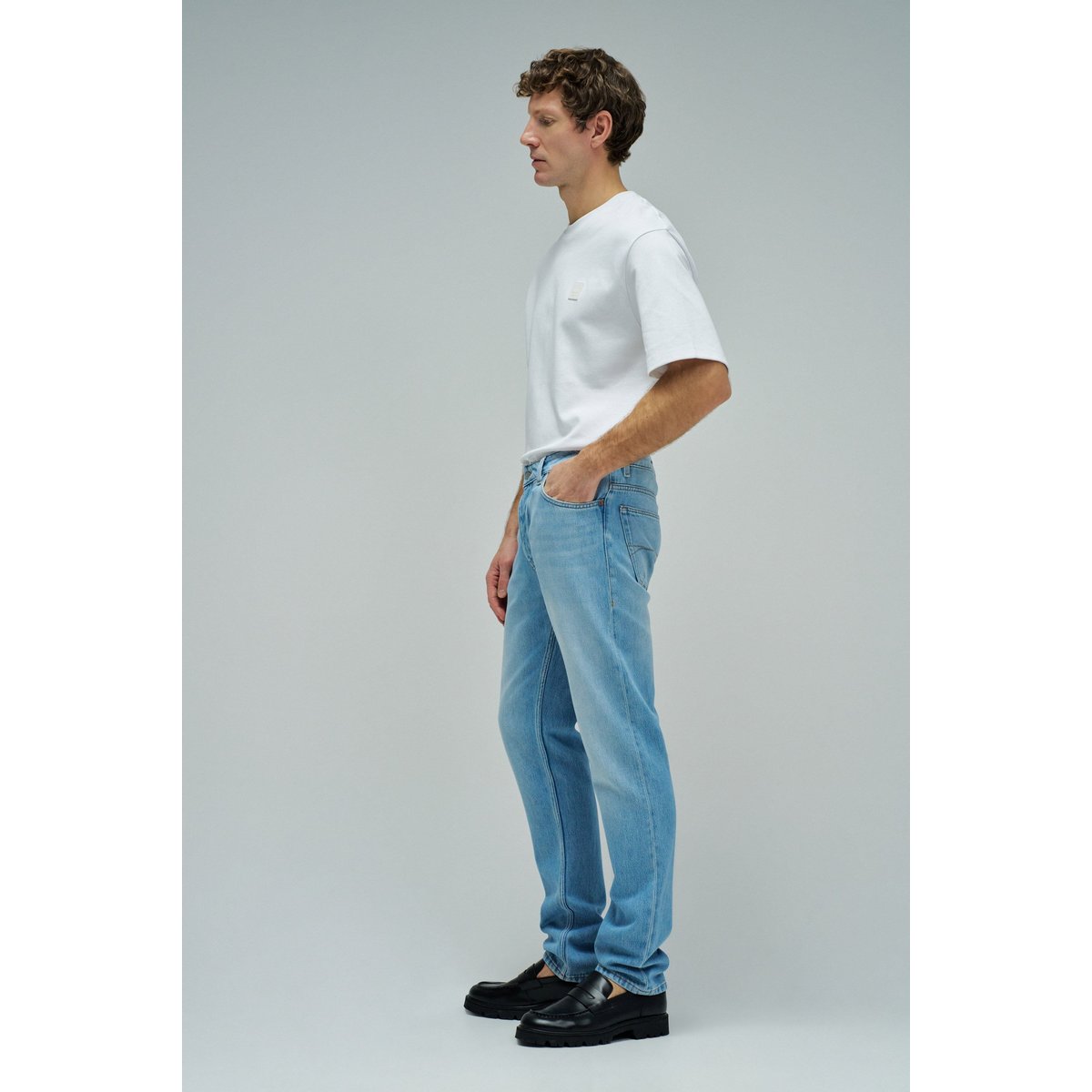 JEAN REGULAR FIT AIR BLEND bleu turquoise, SALSA JEANS
