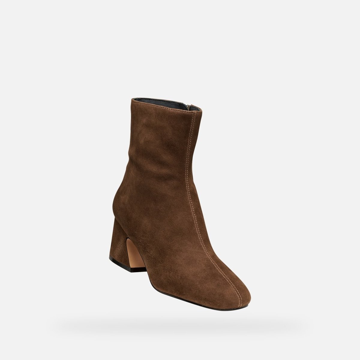 Bottines en cuir suède, KALIDINE marron foncé, GEOX