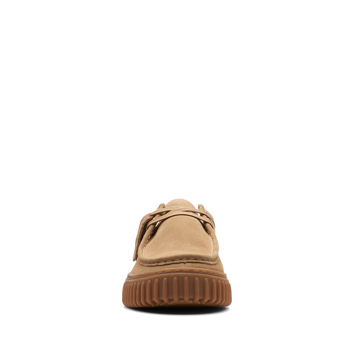 Derby in pelle scamosciata Torhill cammello, CLARKS
