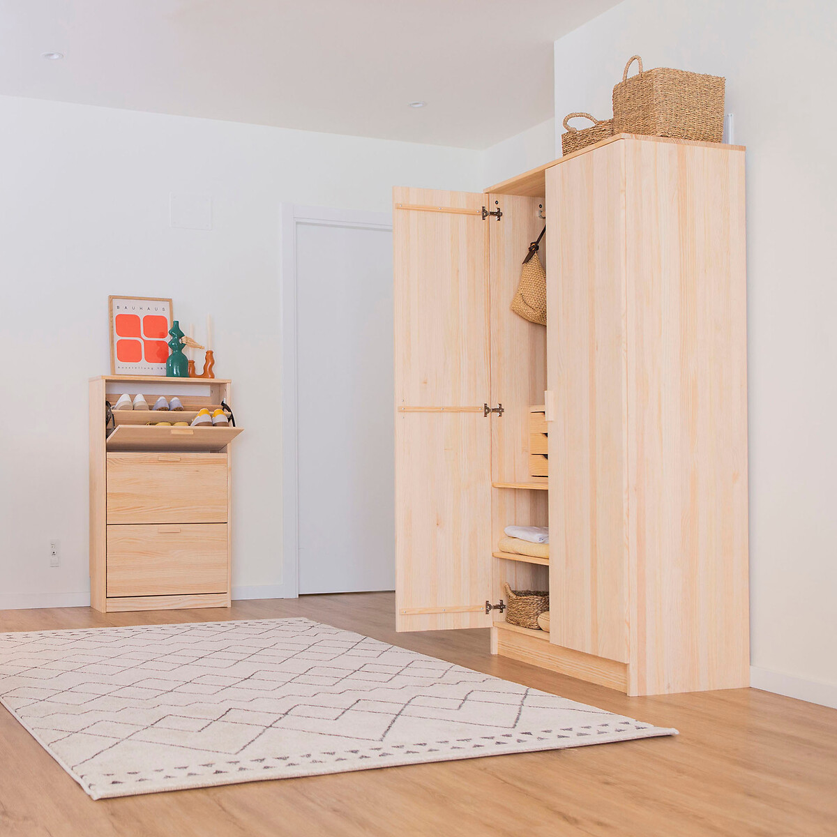 Armoire Natura bois clair, EUROPE & NATURE 