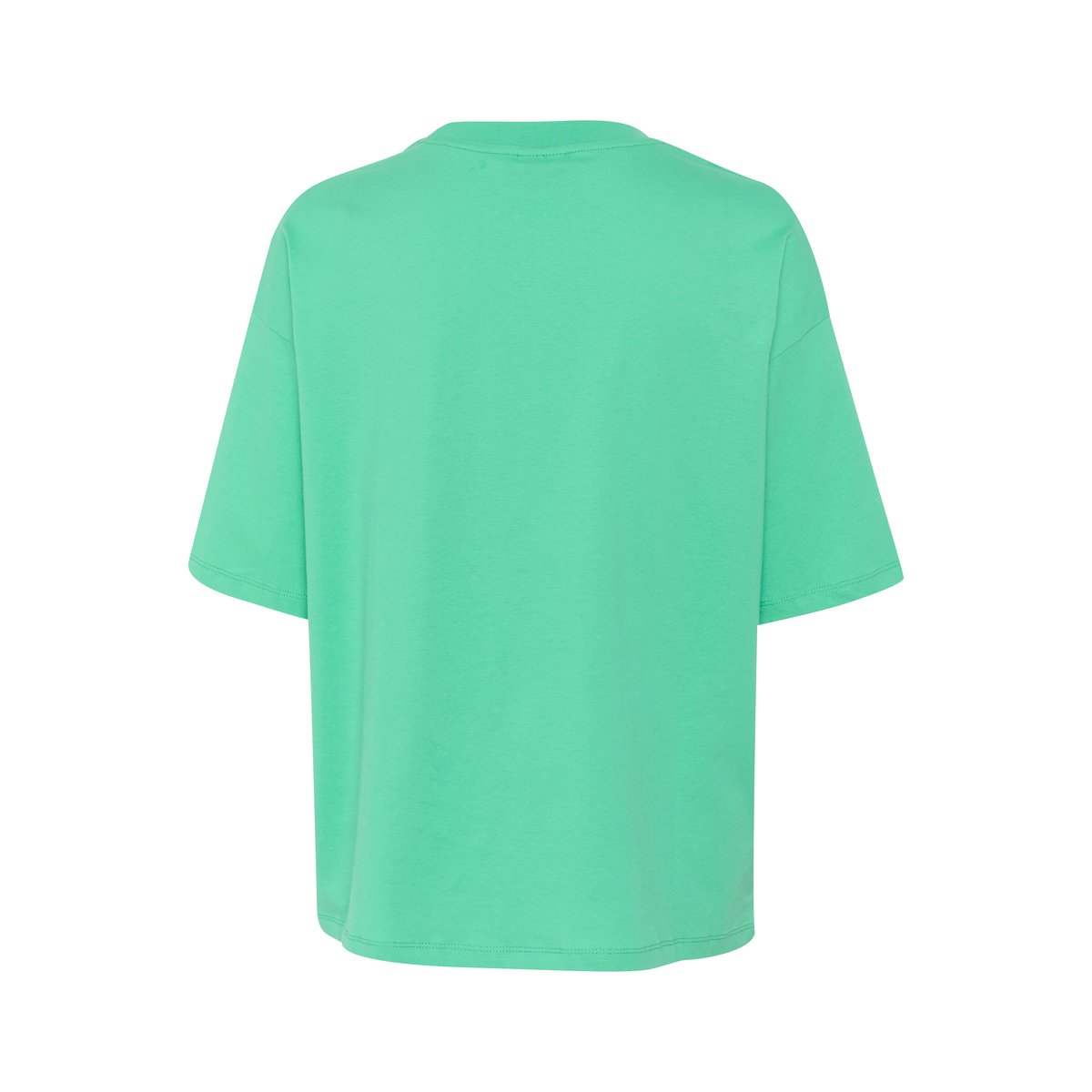 T-shirt vert gumdrop green statement, KAFFE