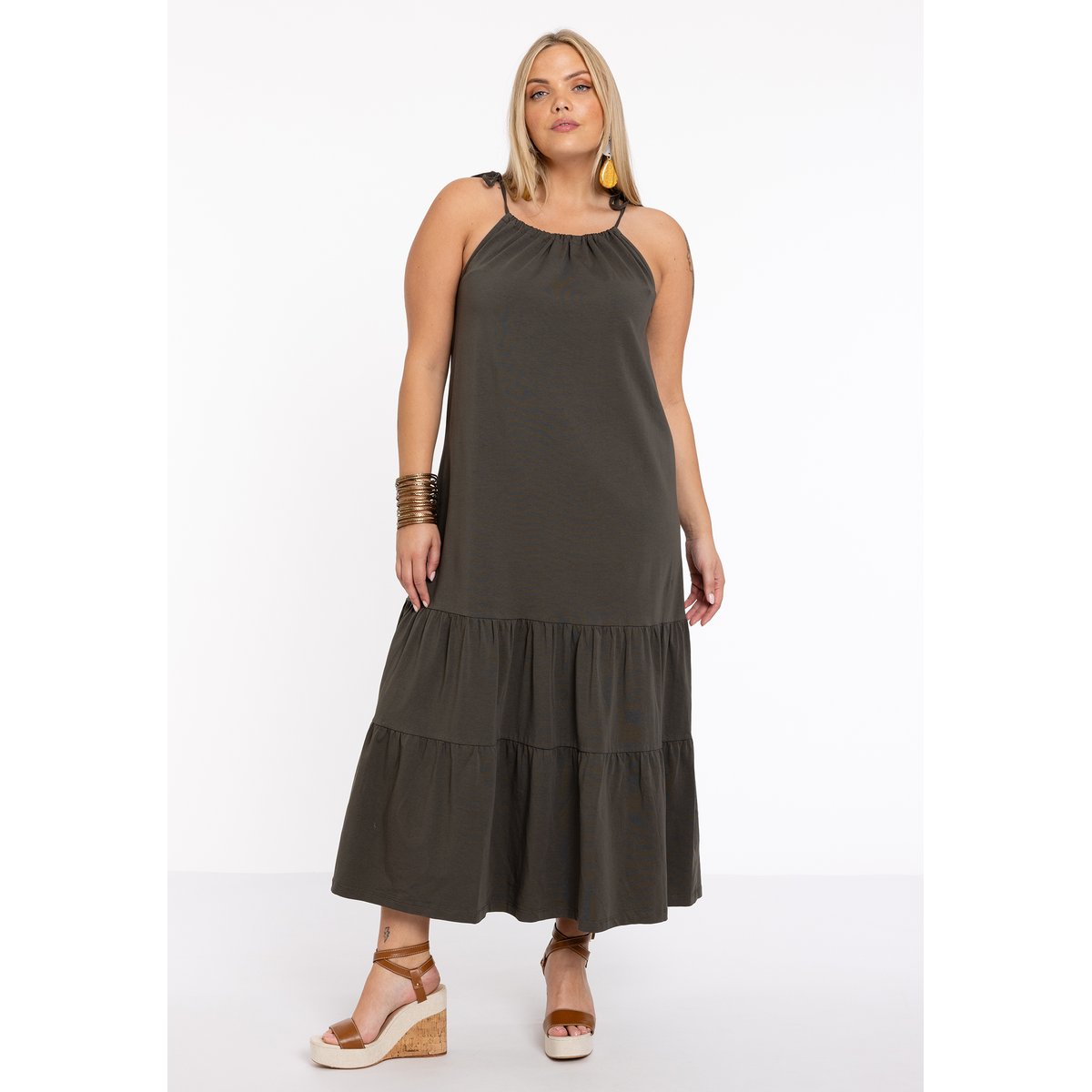Robe sans manches vert clair, YOEK