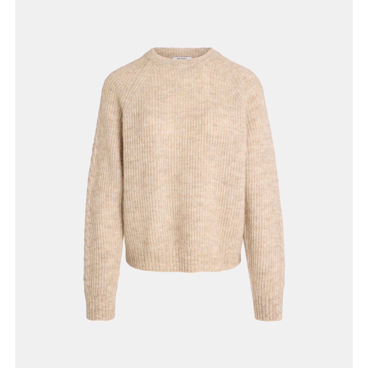 Pull droit friend r maille mousseuse beige, GALERIES LAFAYETTE