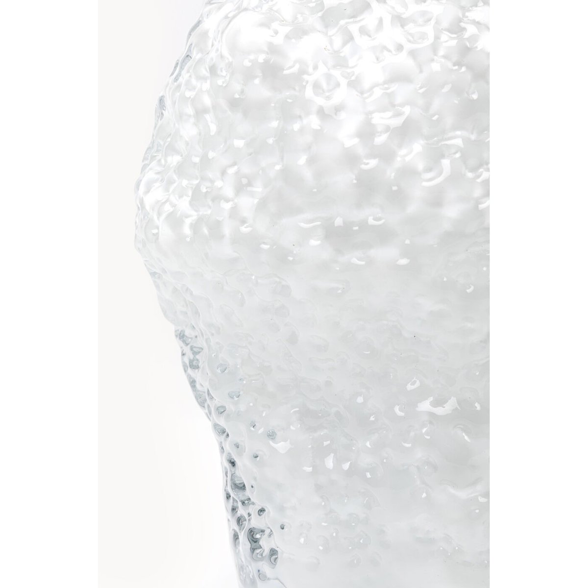 Vase en verre texturé, FROZY blanc, KARE DESIGN