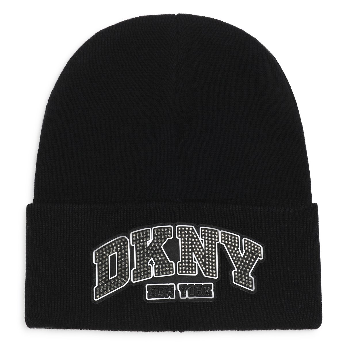Bonnet en tricot black, DKNY