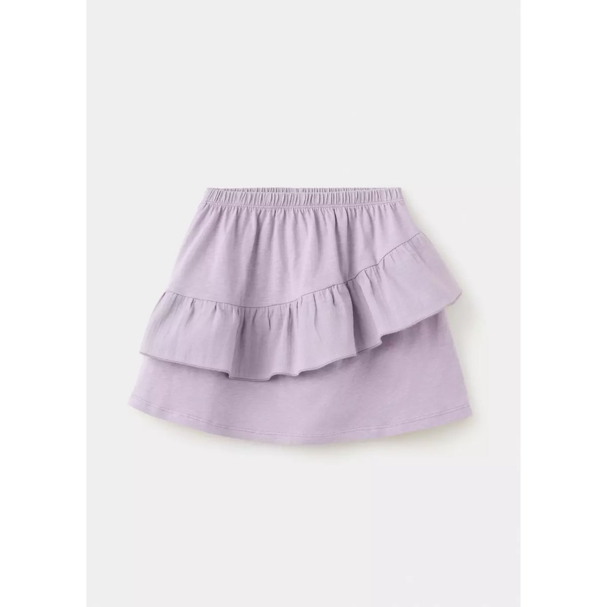 Jupe coton volants lilas, MANGO KIDS