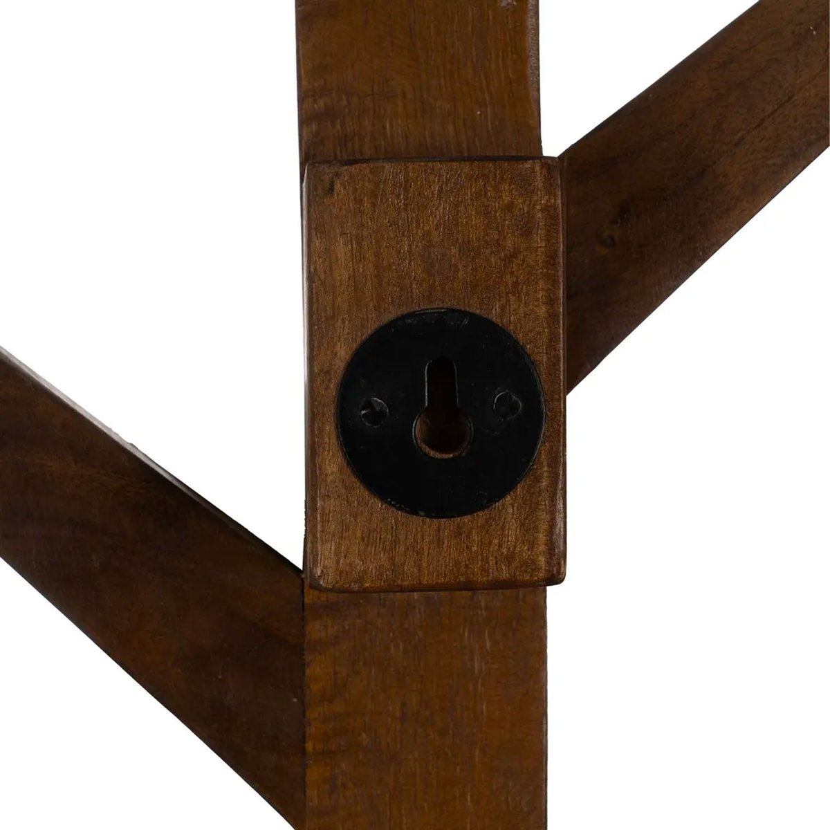 Portemanteau mural bois manguier 23x7x123cm bois, WADIGA