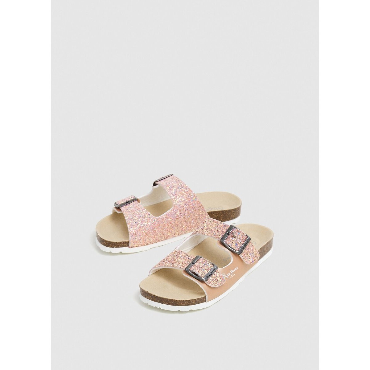 Mules OBAN STAR G naranja metalizado, PEPE JEANS
