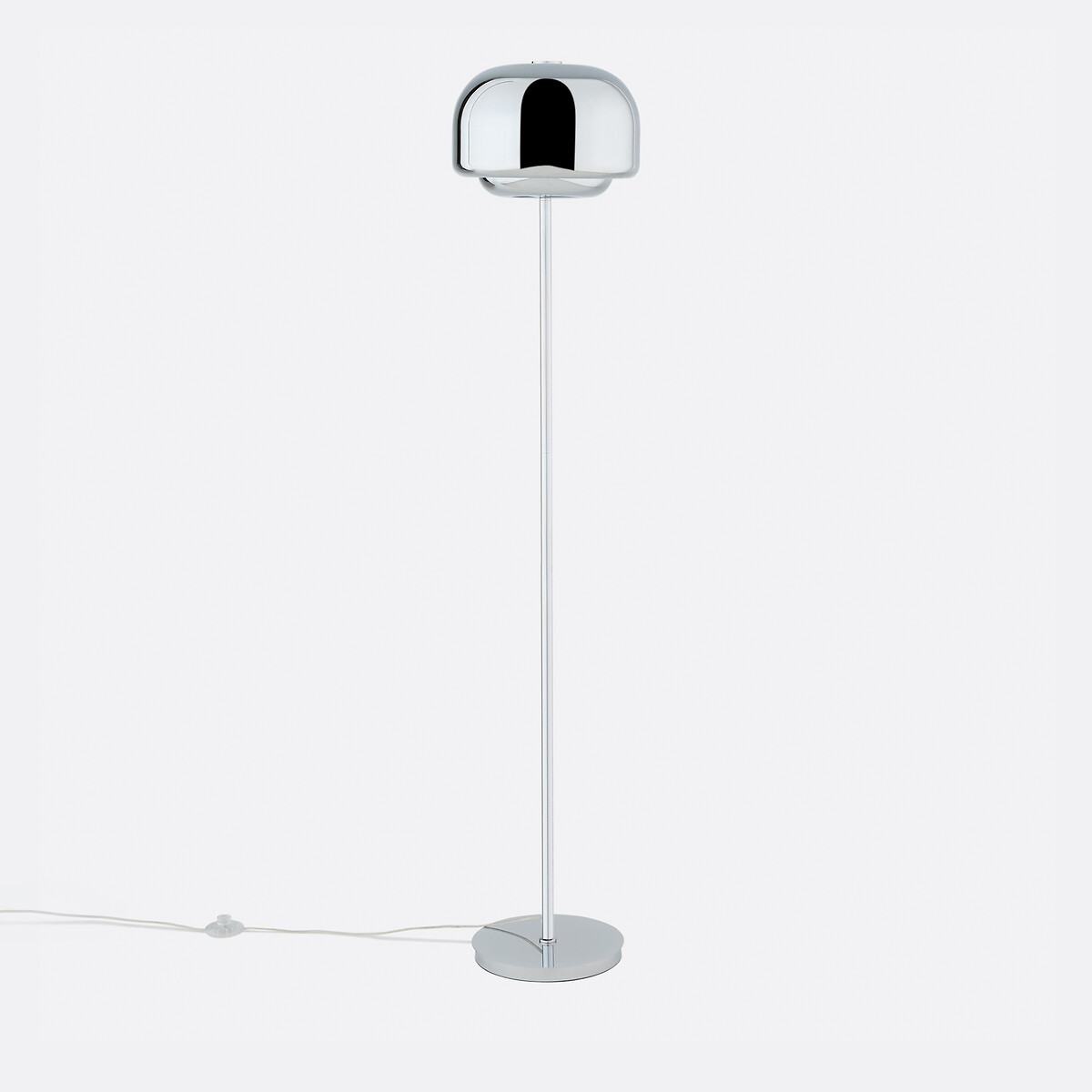 Lampadaire en métal fer chrome, KINOKO chrome, LA REDOUTE INTERIEURS