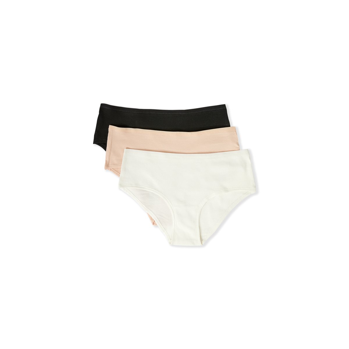 Lot de 3 shortys en coton JOHN blush, ETAM