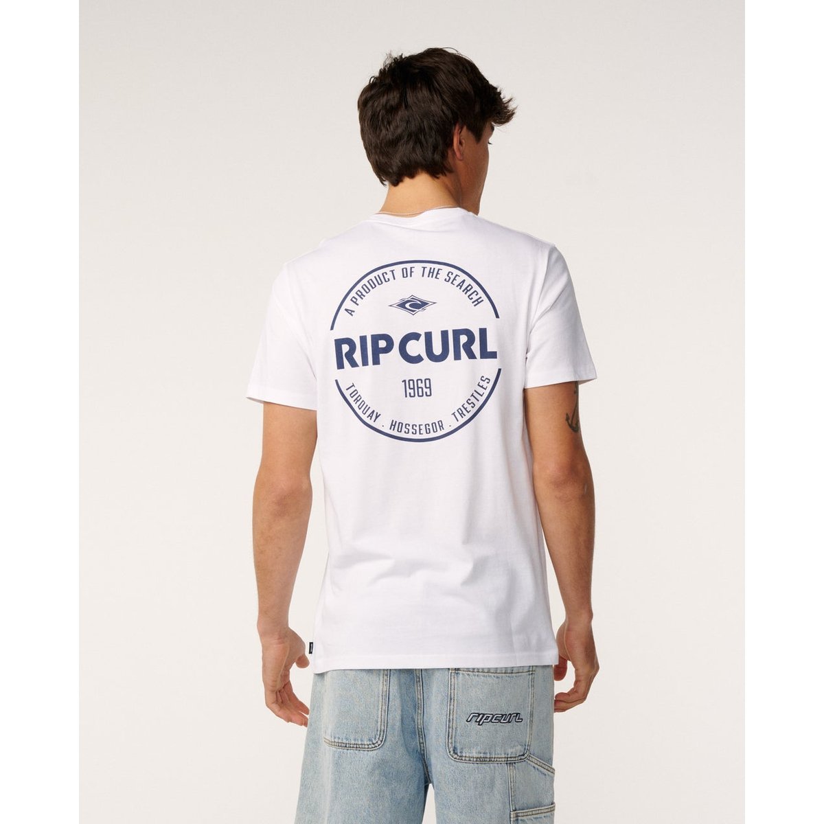 T-shirt STAPLE blanc, RIP CURL
