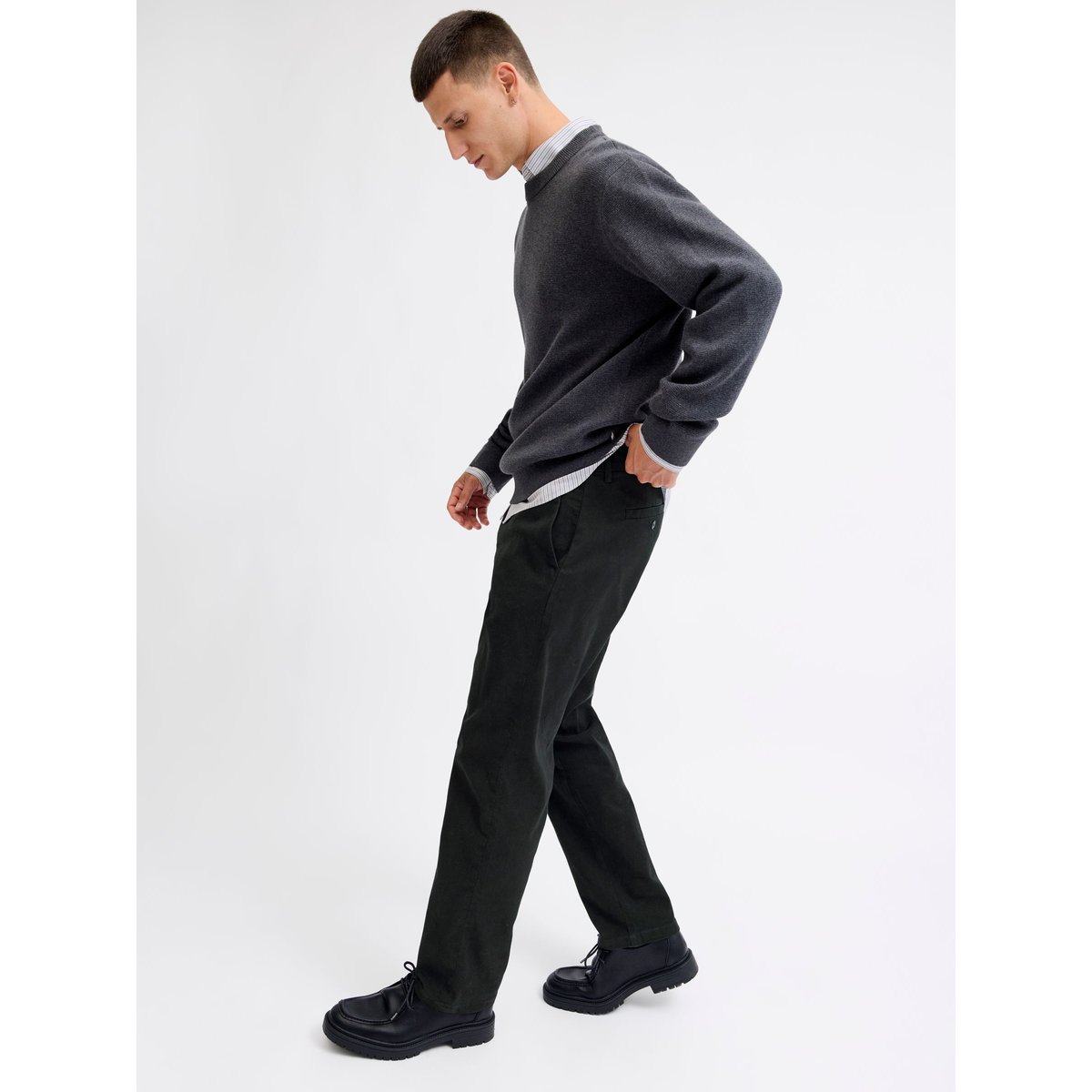 Pantalon Chino black 1, JACK & JONES