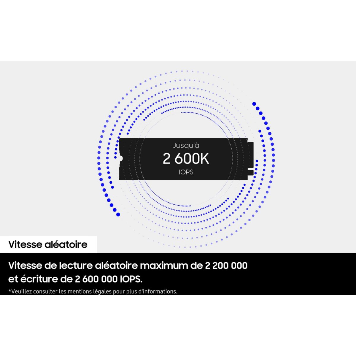 Disque SSD interne 1To 9100 PRO NVMe M.2 couleur unique, SAMSUNG