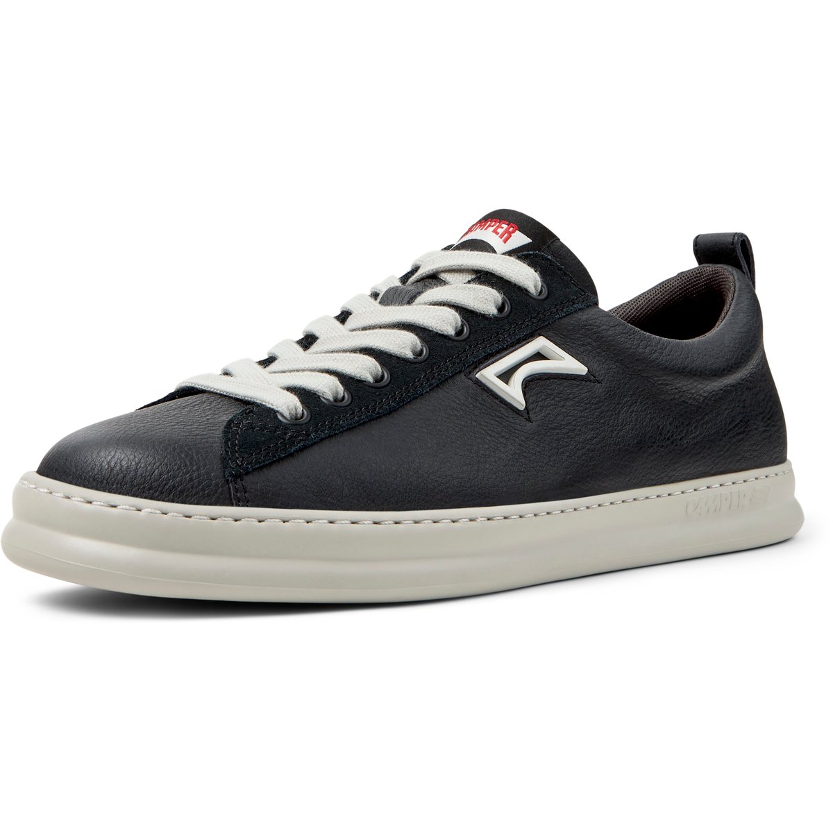 Baskets Runner Four Smooth Leather noir, CAMPER