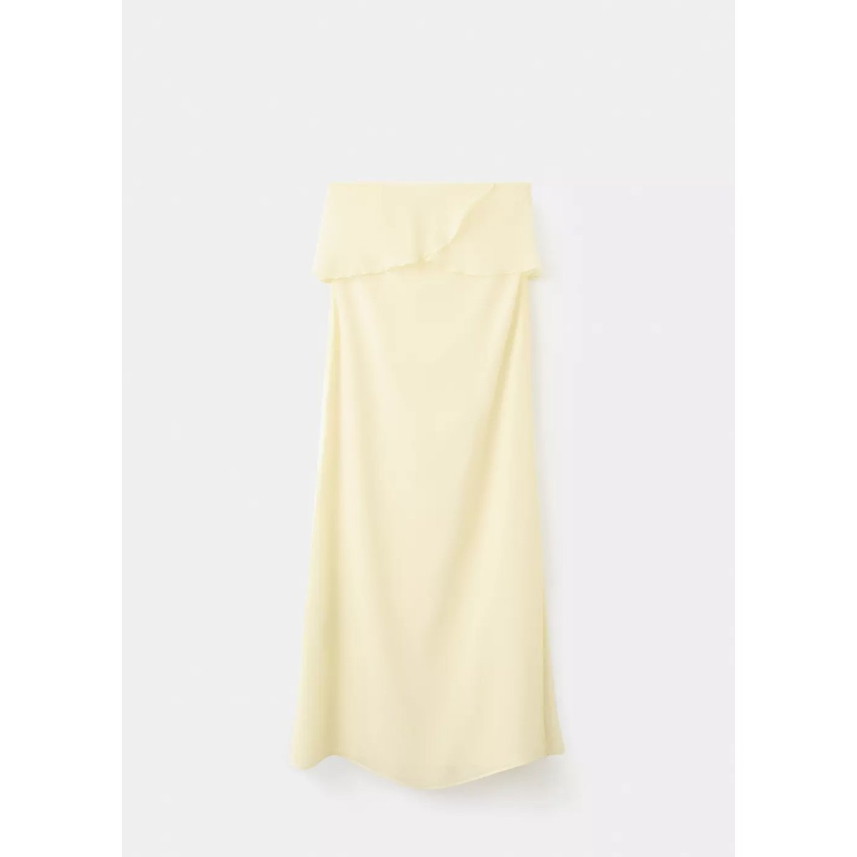 Robe bustier jaune, MANGO TEEN
