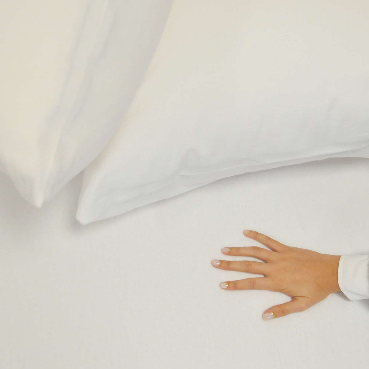 Protège matelas Essentielle - Molleton 100% coton blanc, TRADITION DES VOSGES
