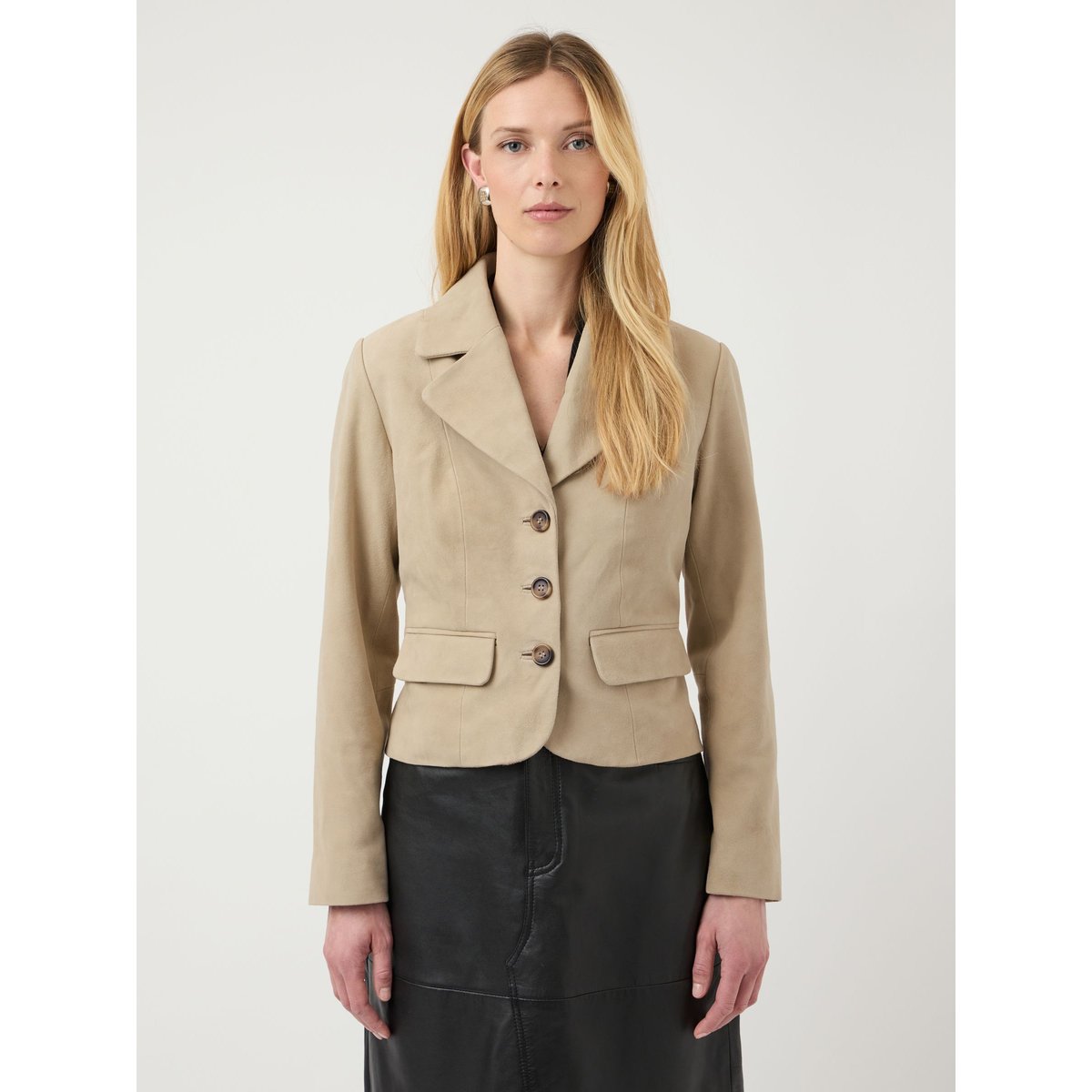 Veste blanc - pale khaki1, YAS
