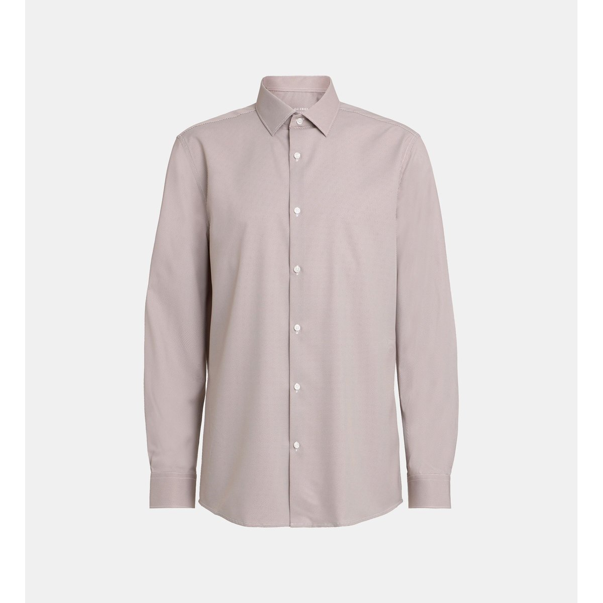 Chemise ajustée mtecpri micro vagues bordeaux, GALERIES LAFAYETTE
