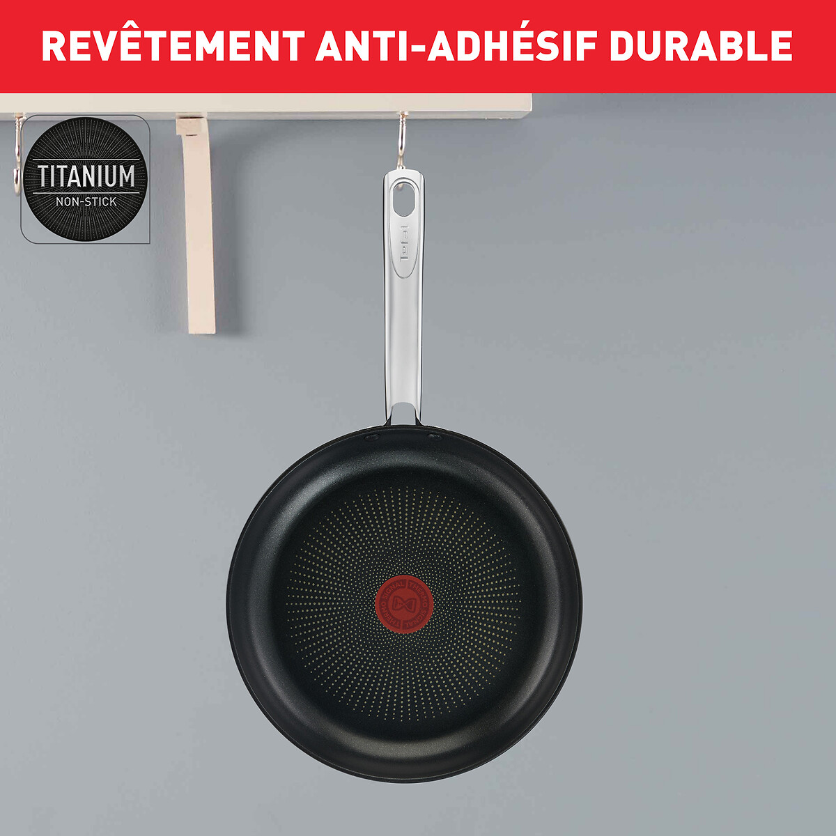 6 pièces Intensium E589S617 noir, TEFAL