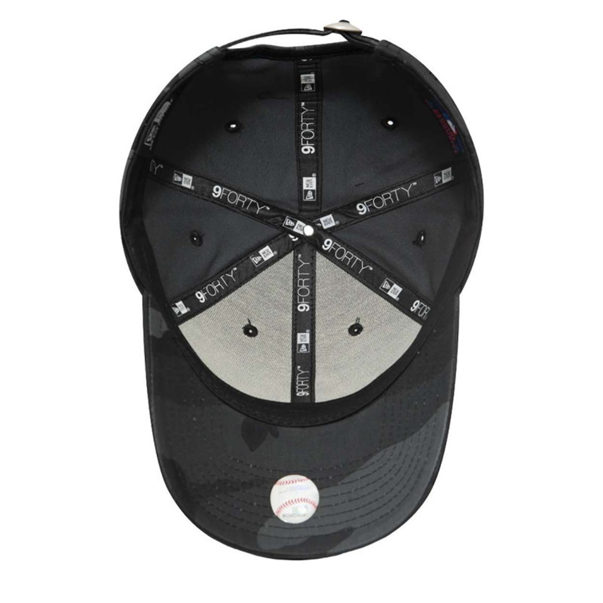 Casquette anthracite à motif camouflage, en coton, New York Yankees 9Forty gris, NEW ERA
