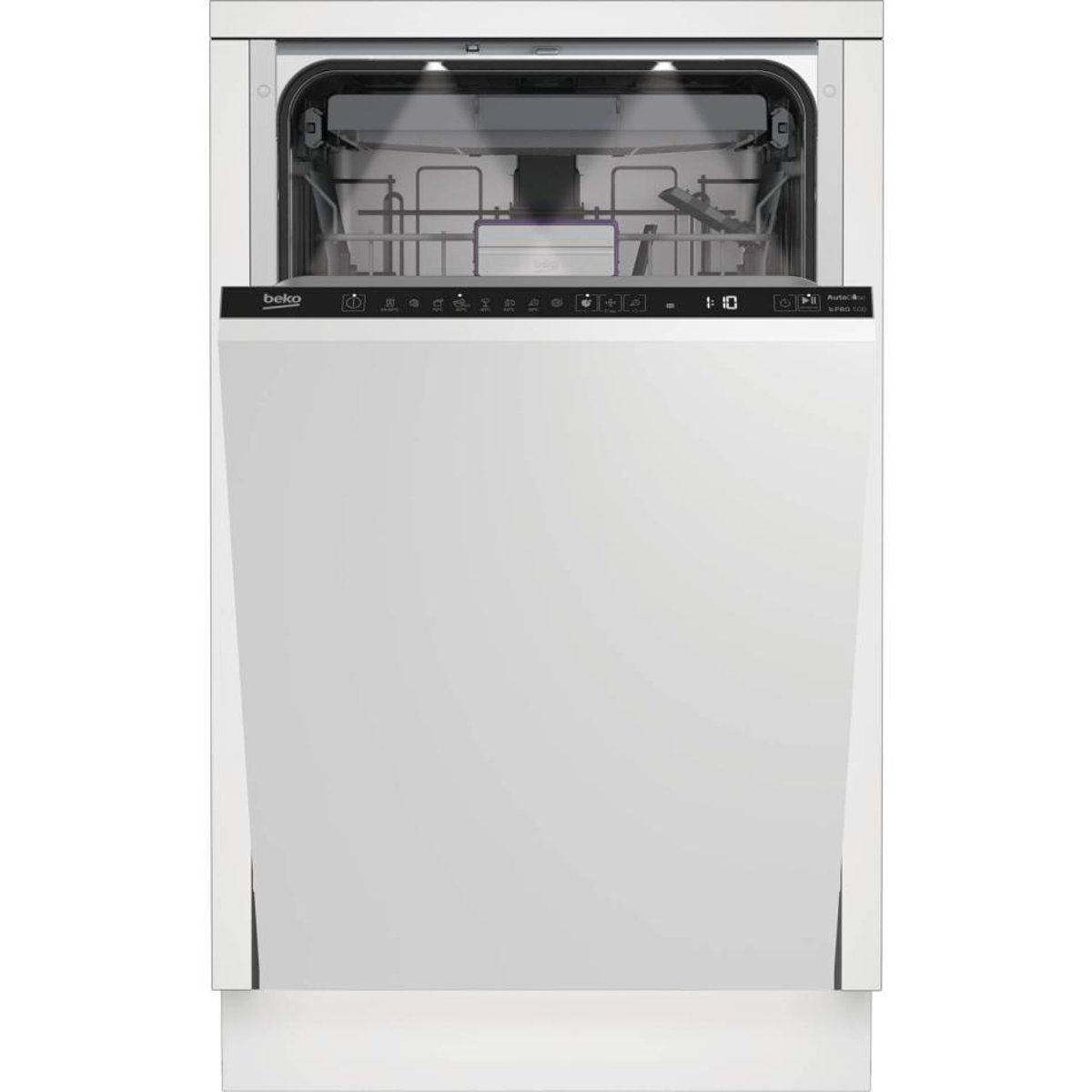 Lave vaisselle tout integrable 45 cm BDIS38040A sans facade tout intégrable, BEKO