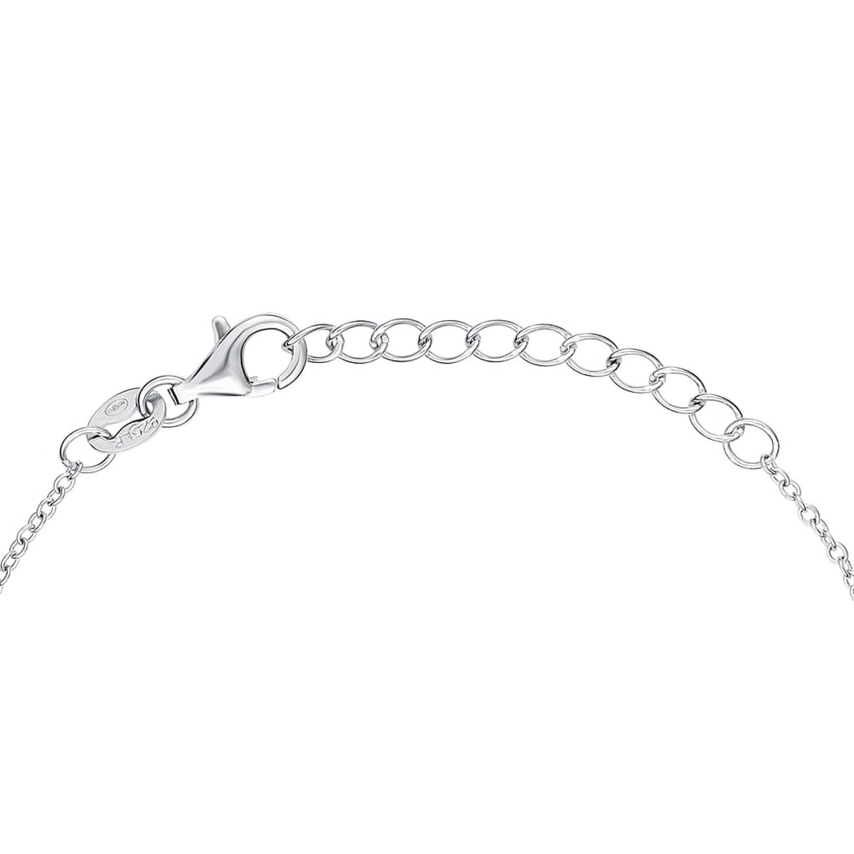 Bracelets en Oxyde De Zirconium/argent et Oxyde de zirconium argent et bleu, CLEOR