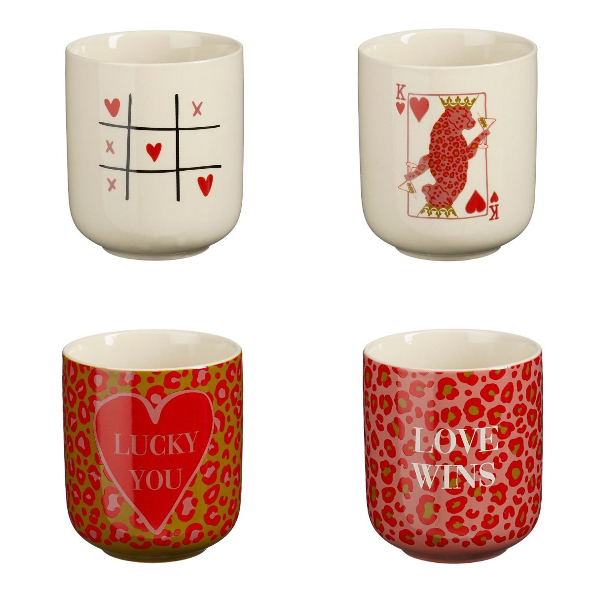 Tasse et soucoupe rose, MICA DECORATIONS