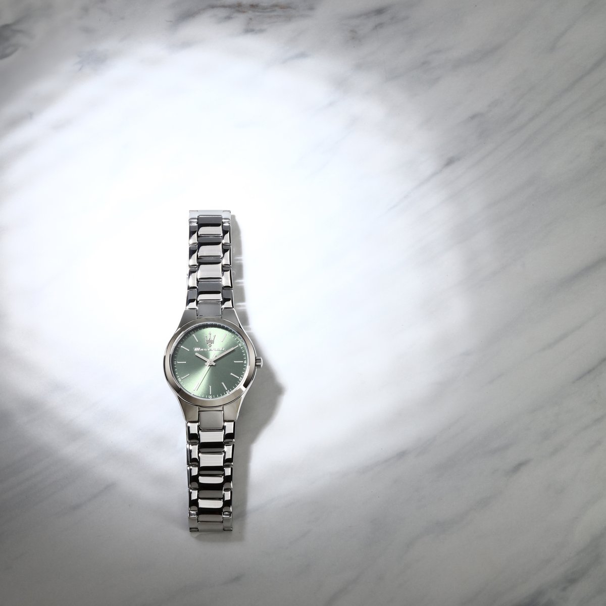 Montre ATTRAZIONE vert, finition : sunray, MASERATI