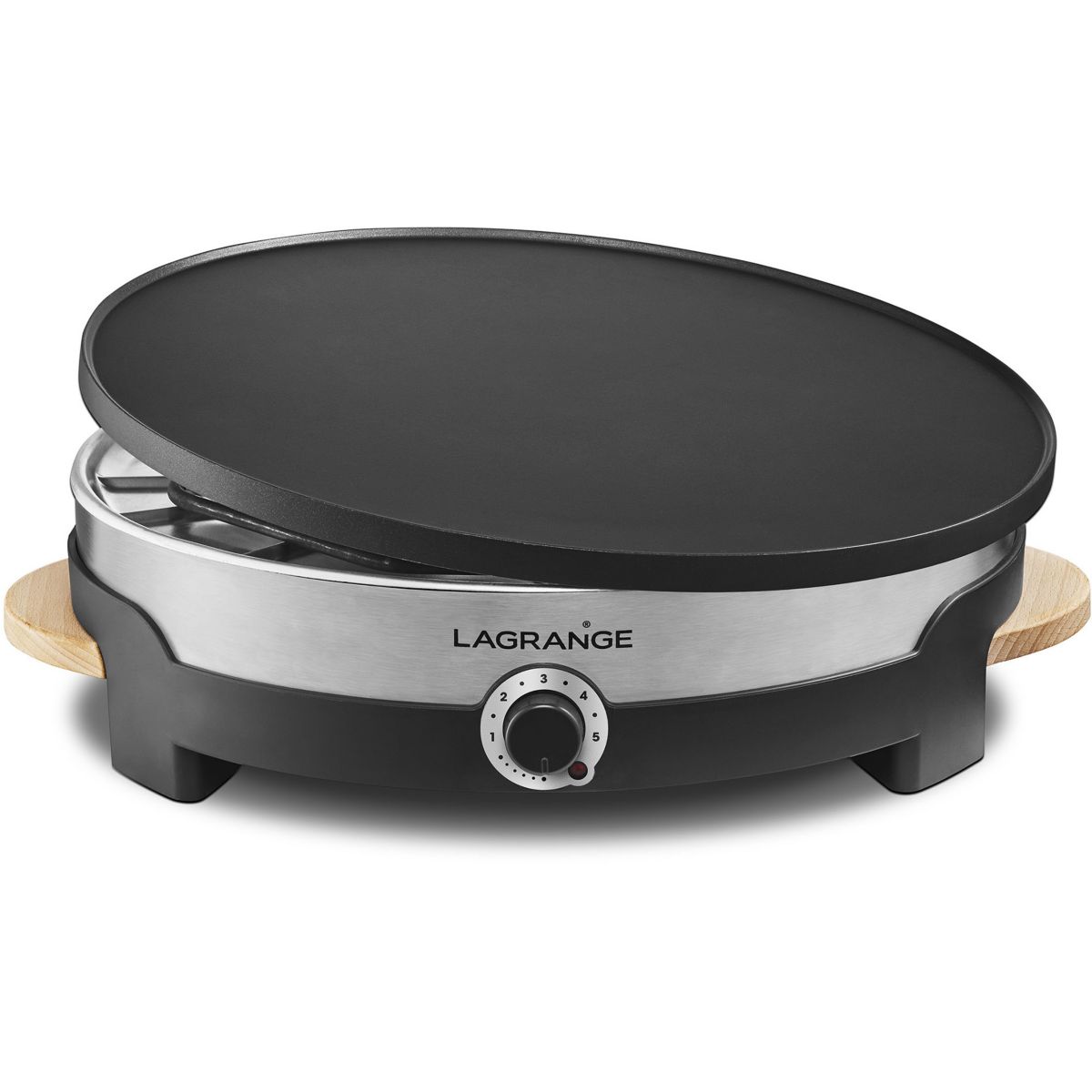 Crêpière Tradi duo Grande et mini crêpes 10901 gris, LAGRANGE