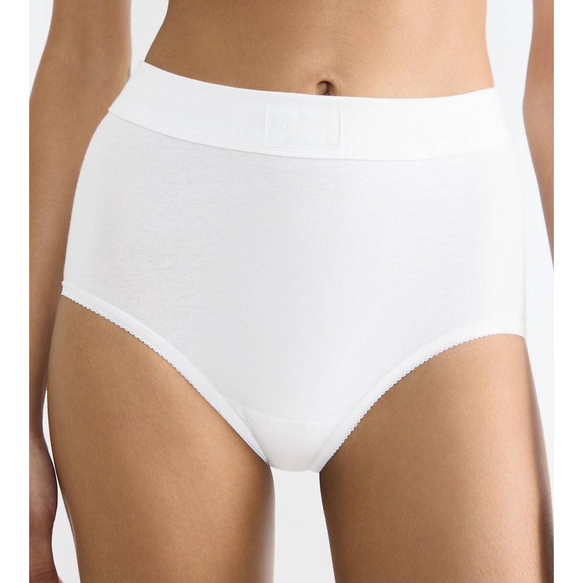 Lot de 3 + 1 gratuite culottes maxi DOUBLE COMFORT blanc, SLOGGI