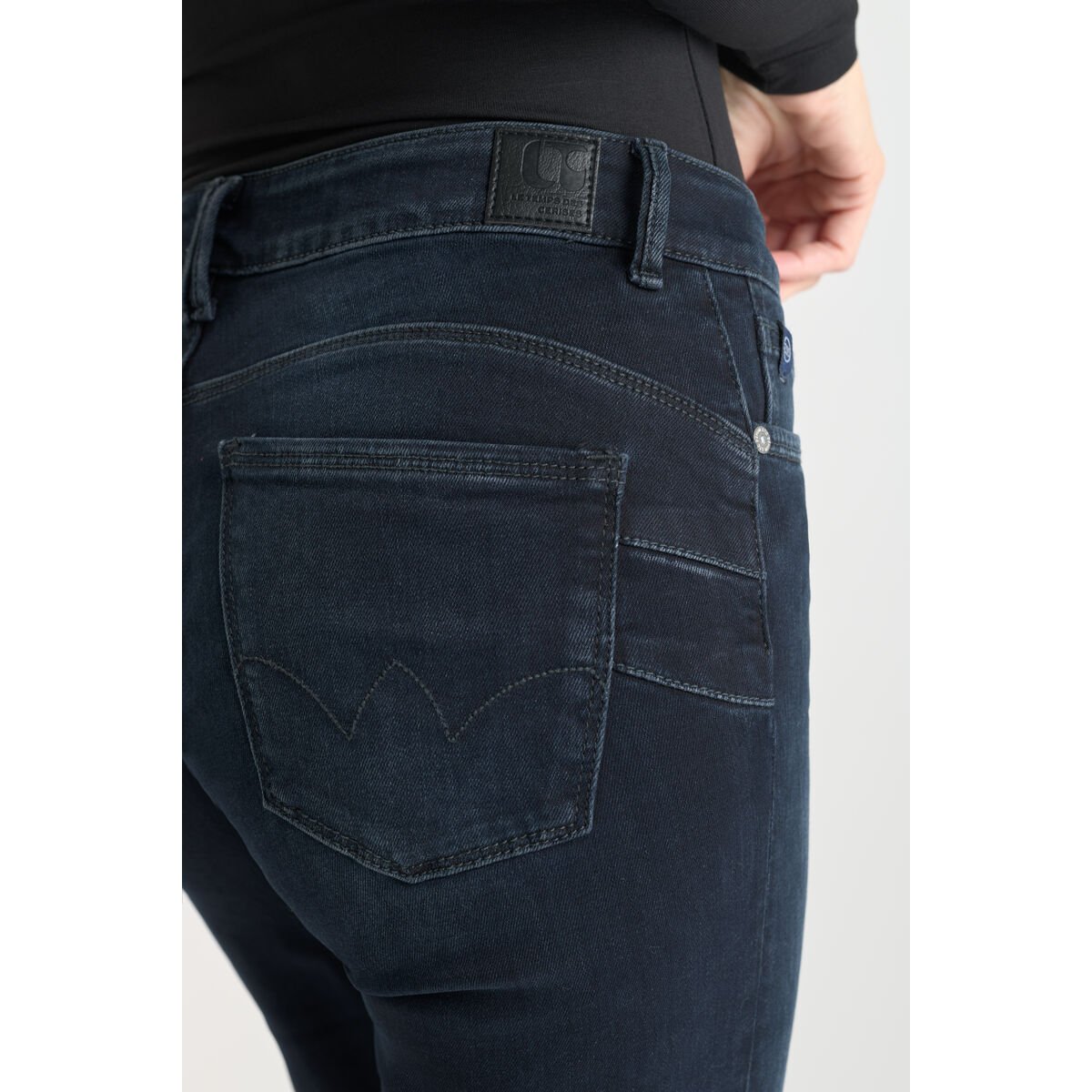 Jeans flare PULP high flare, longueur 34 blue / black, LE TEMPS DES CERISES