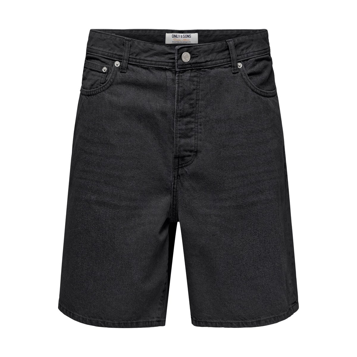 Short En Denim noire - washed black 1, ONLY & SONS