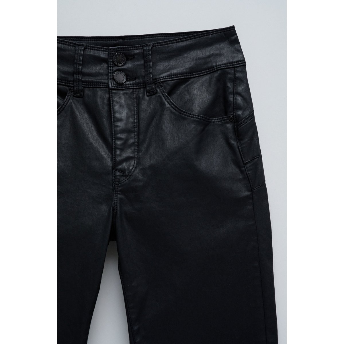 JEAN SECRET PUSH IN CROPPED SKINNY noir, SALSA JEANS