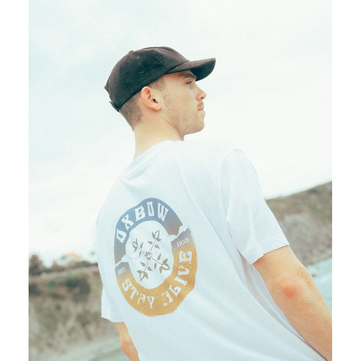 Tee-shirt manches courtes TORN blanc, OXBOW