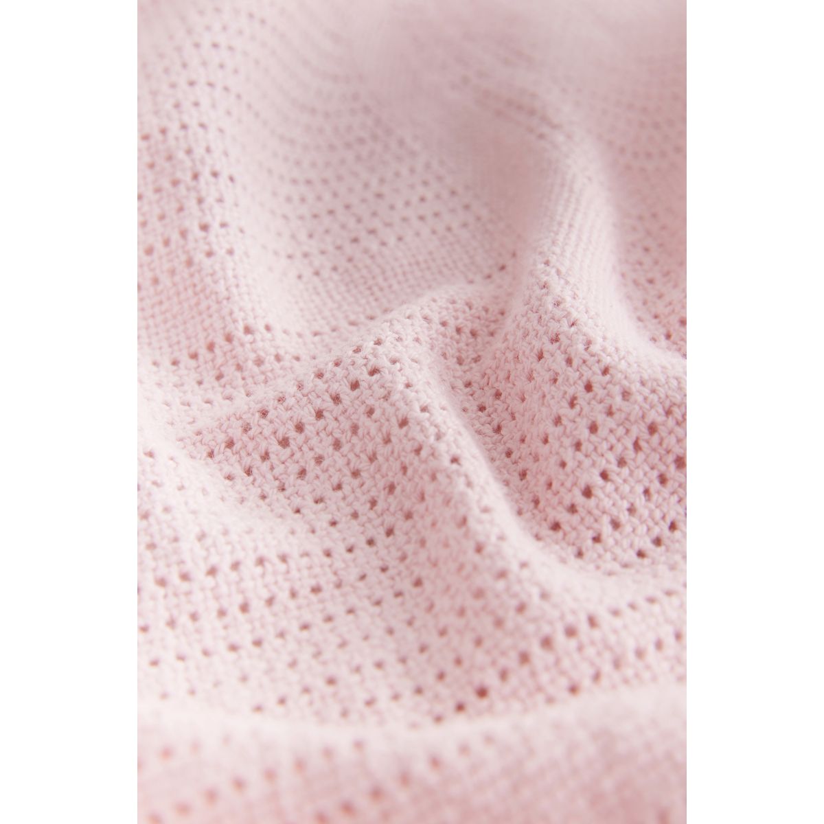 Couverture bébé alvéolée en coton, lot de 2 rose, NEXT