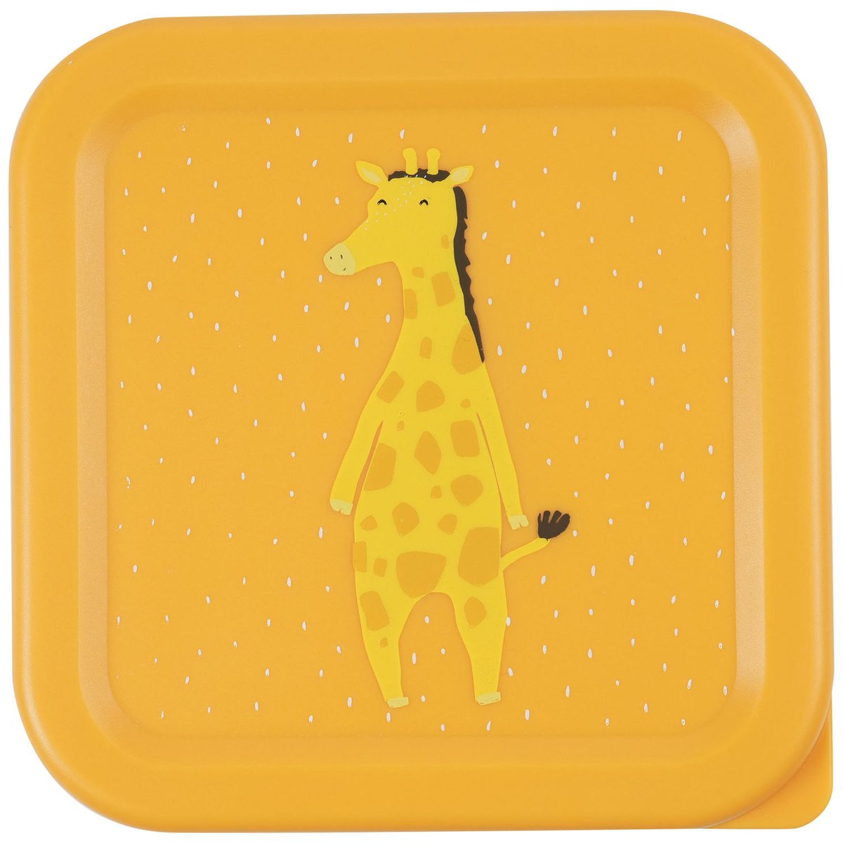 Lot de 3 boîtes à goûter jaune, marron, blanc, TRIXIE