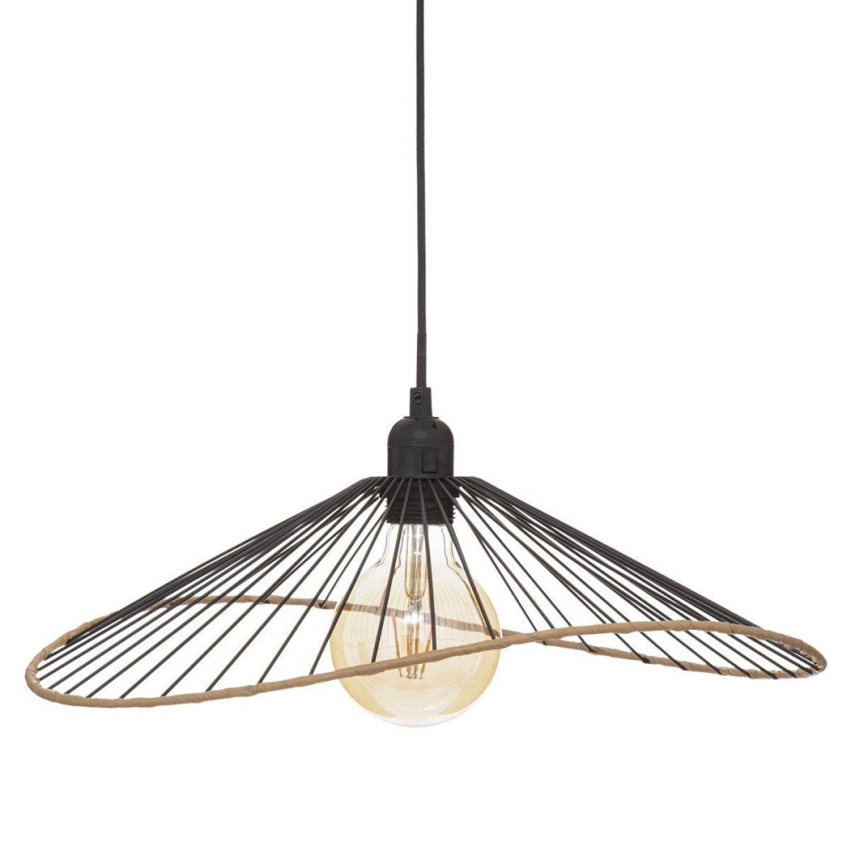 Suspension Métal Alara Noir D45 noir, ATMOSPHERA