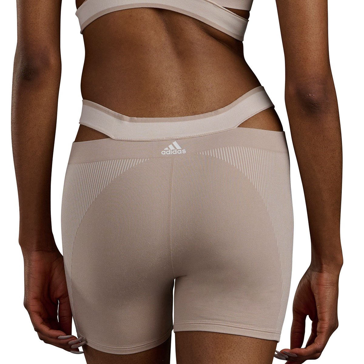 Shorty sport contour seamless blanc, adidas Performance