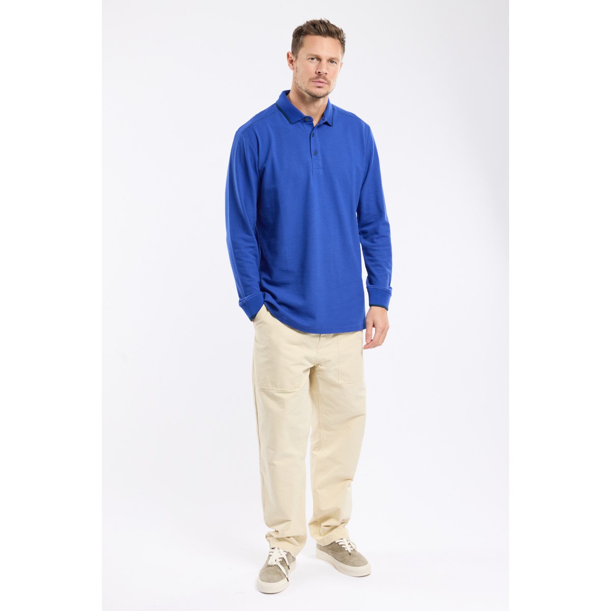 Polo en coton piqué etoile, ARMOR-LUX