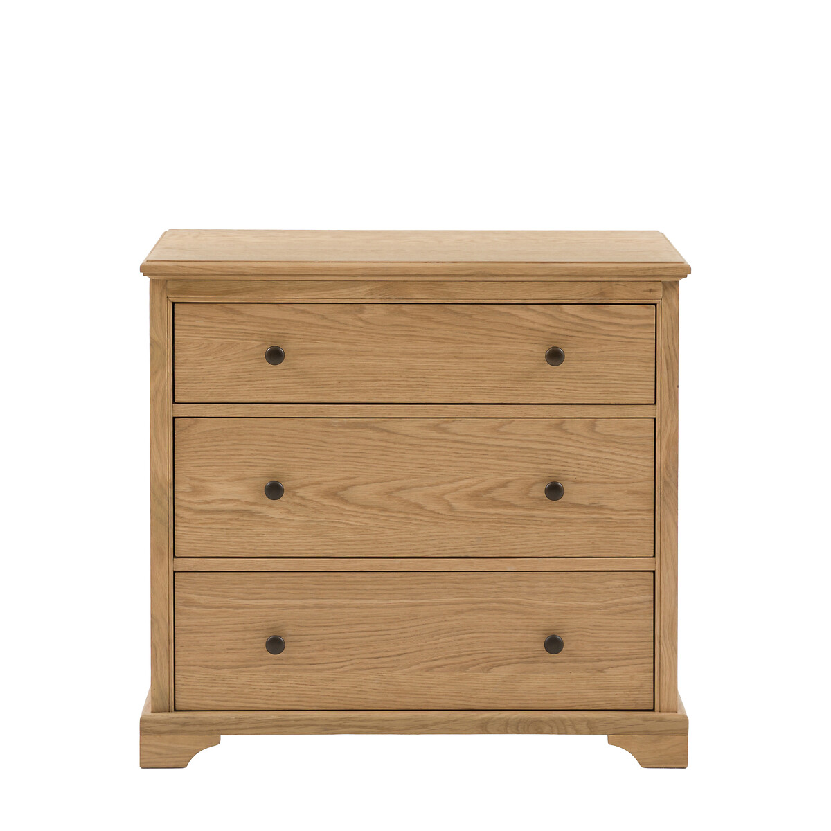 Harriet Oak 3 Drawer Chest light oak wood, SO'HOME