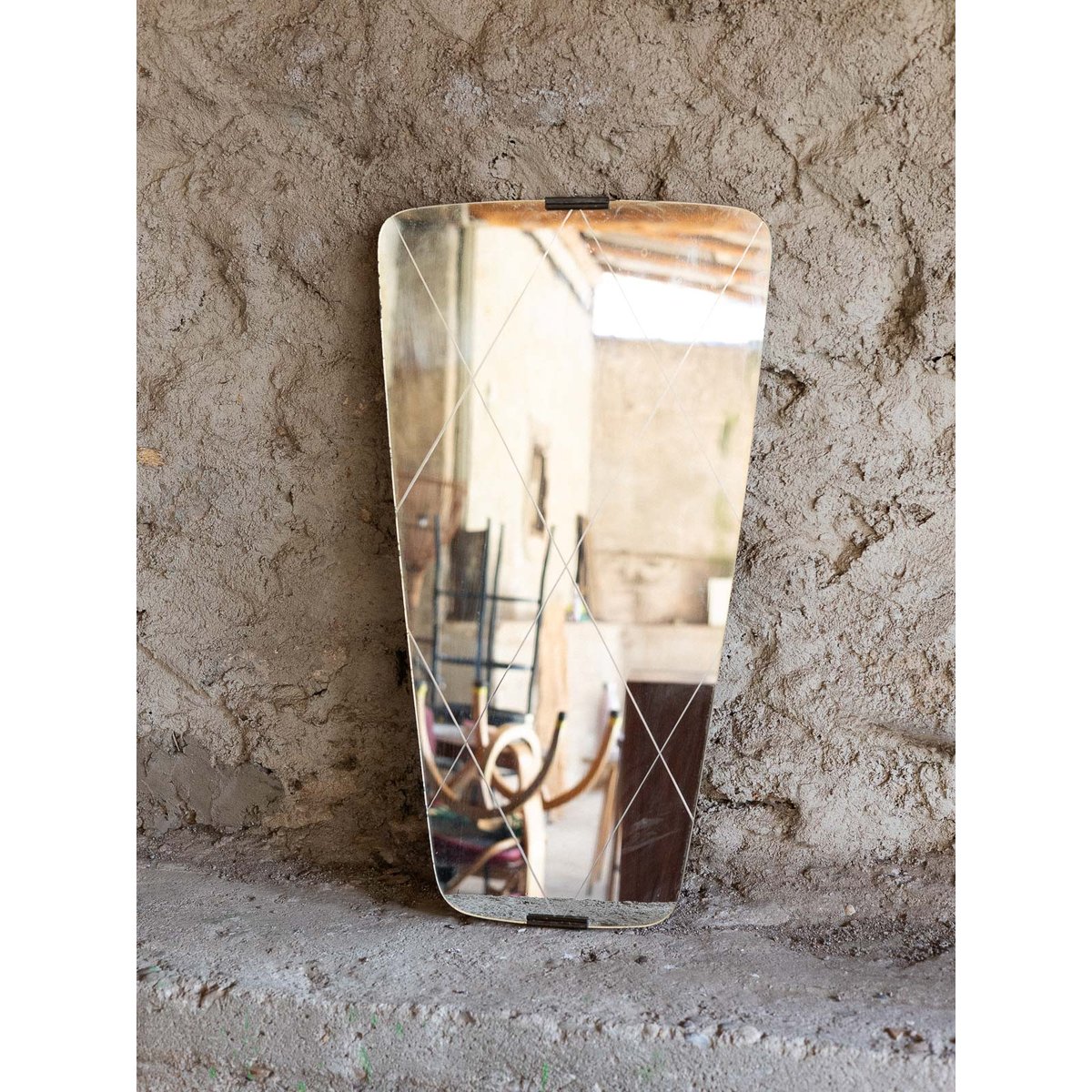 Miroir vintage Igor N°1137 - Bon état transparent, DEBONGOUT