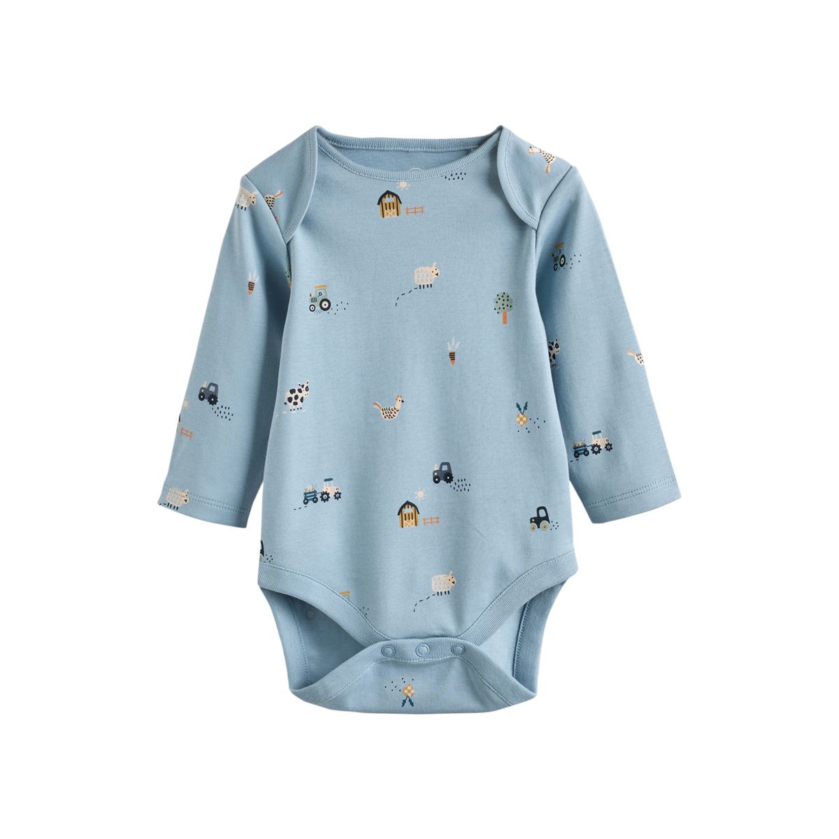 Body à manches longues bébé, lot de 7 caractère bleu, NEXT