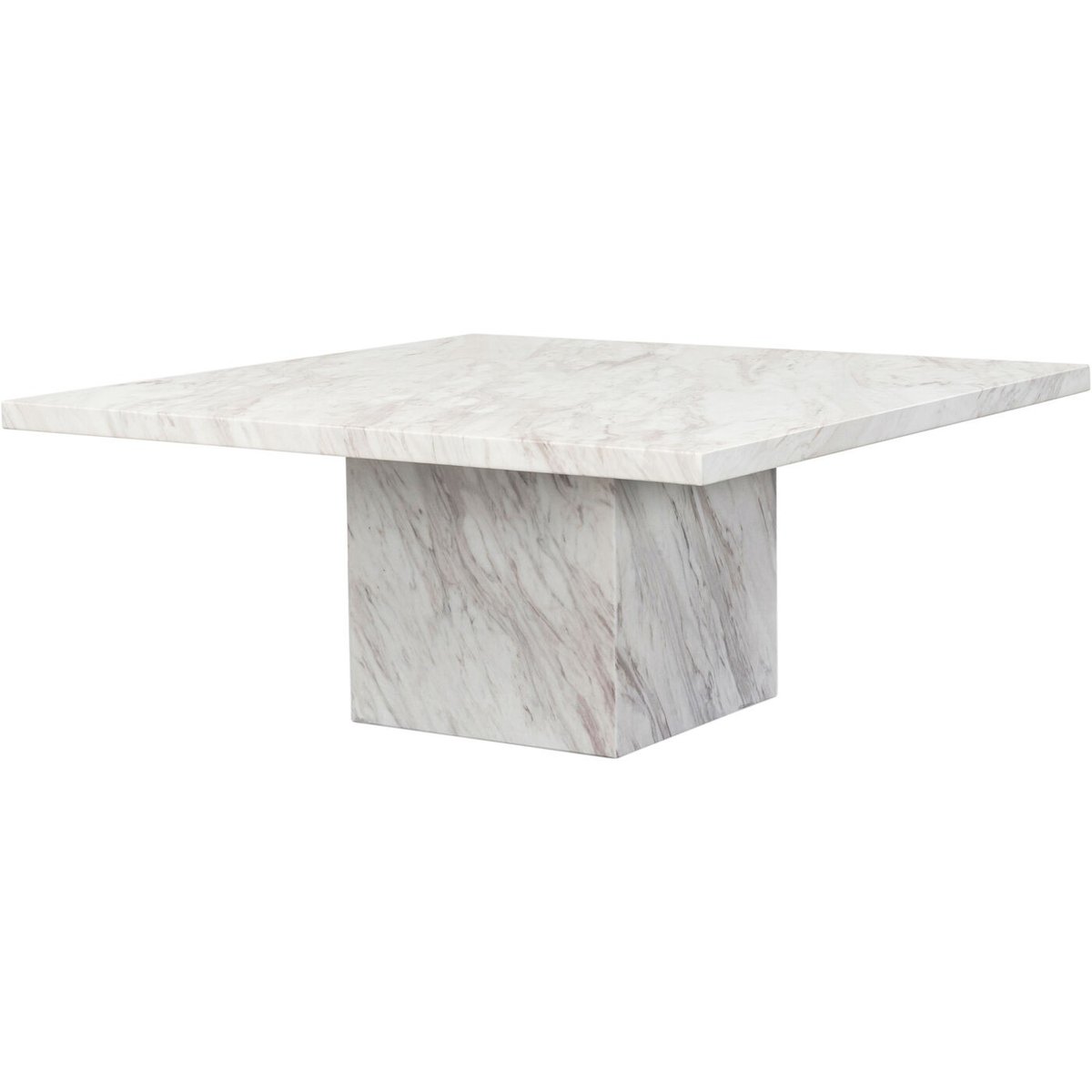 Table basse carrée en marbre, ARTISTICO blanc, KARE DESIGN
