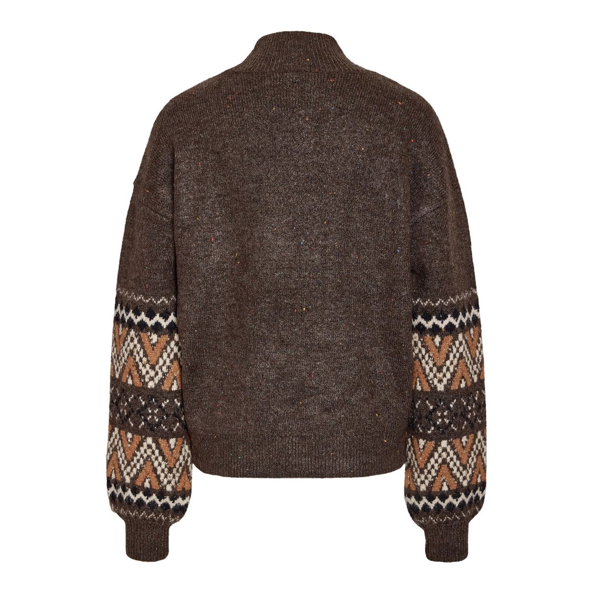 Pull En Maille marron - chocolate brown1, NOISY MAY