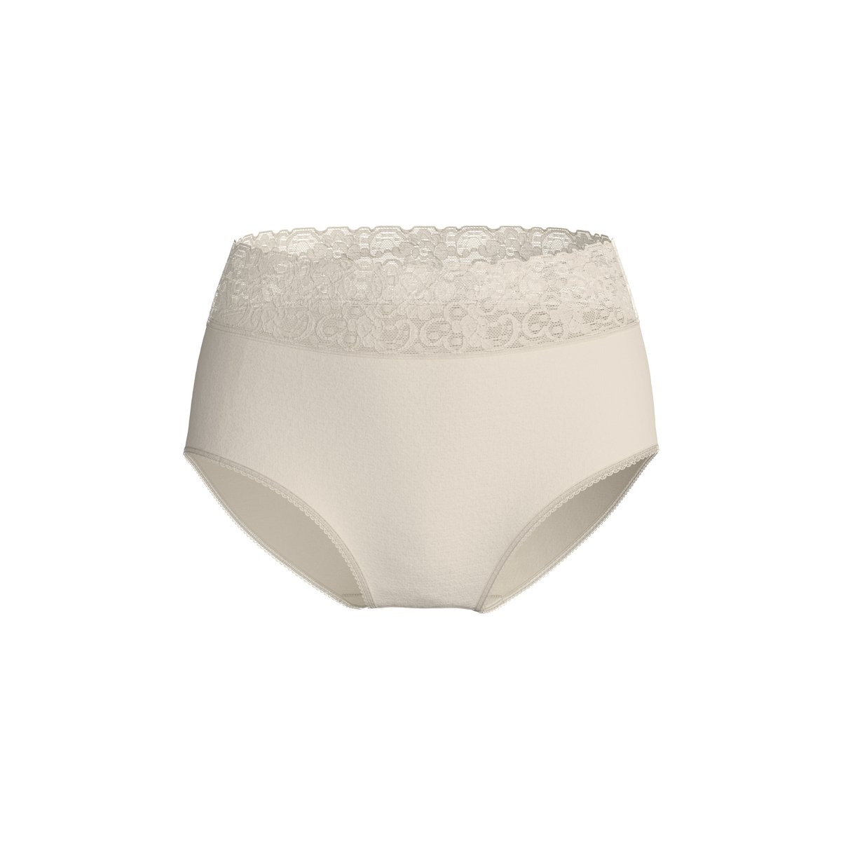 Culotte taille haute Coton ICONICS champagne crème, CALIDA