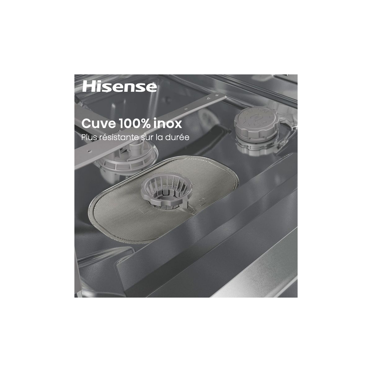 Lave vaisselle 60 cm HS642C90X couleur unique, HISENSE