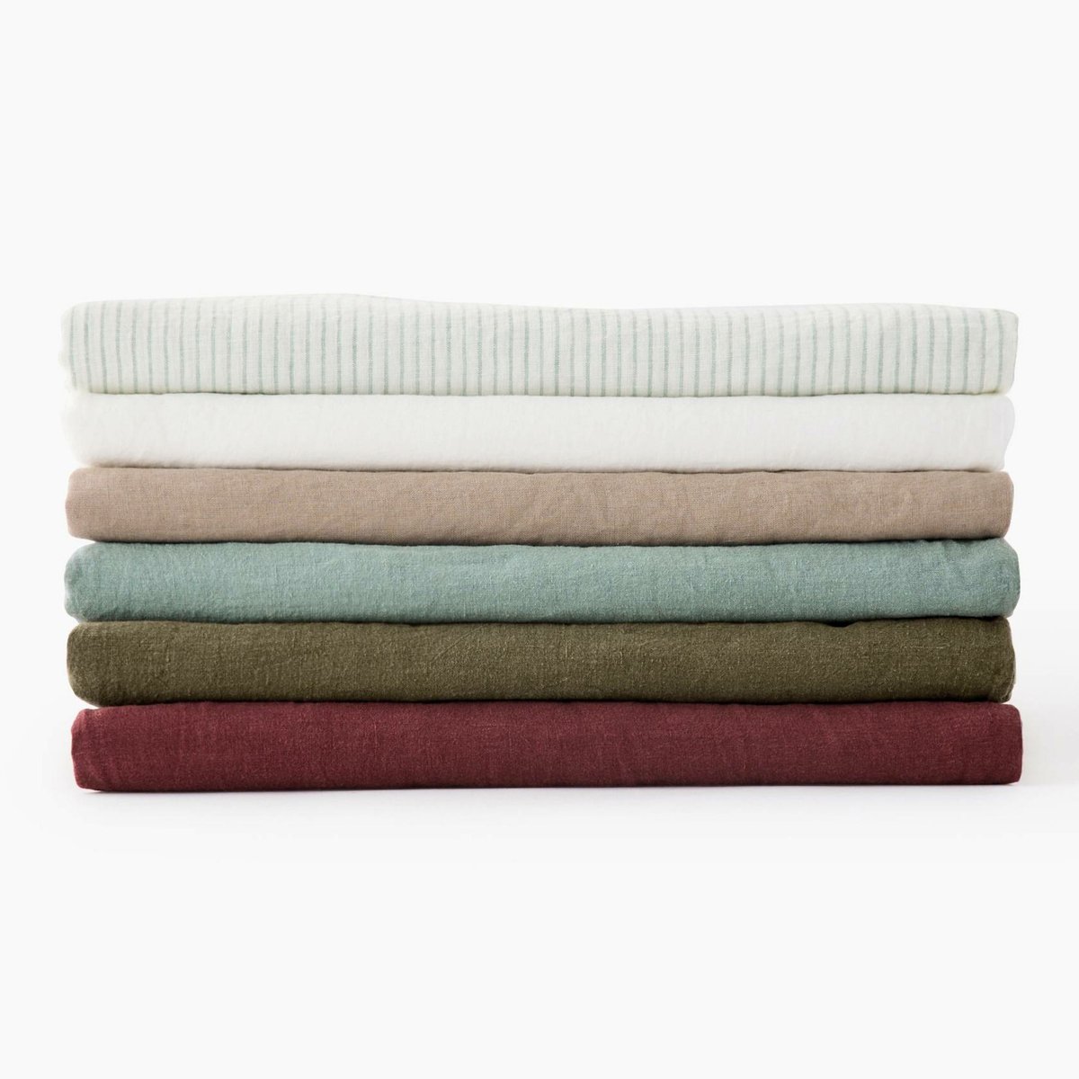 Drap housse, 100% lin, Exclusivité web hellebore, MONOPRIX