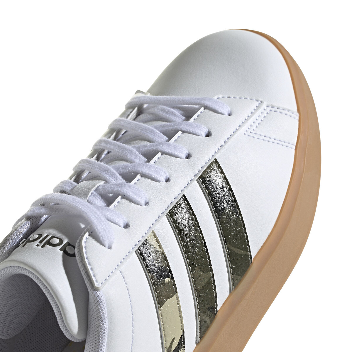 Baskets Grand Court 2.0 blanc/kaki, ADIDAS SPORTSWEAR