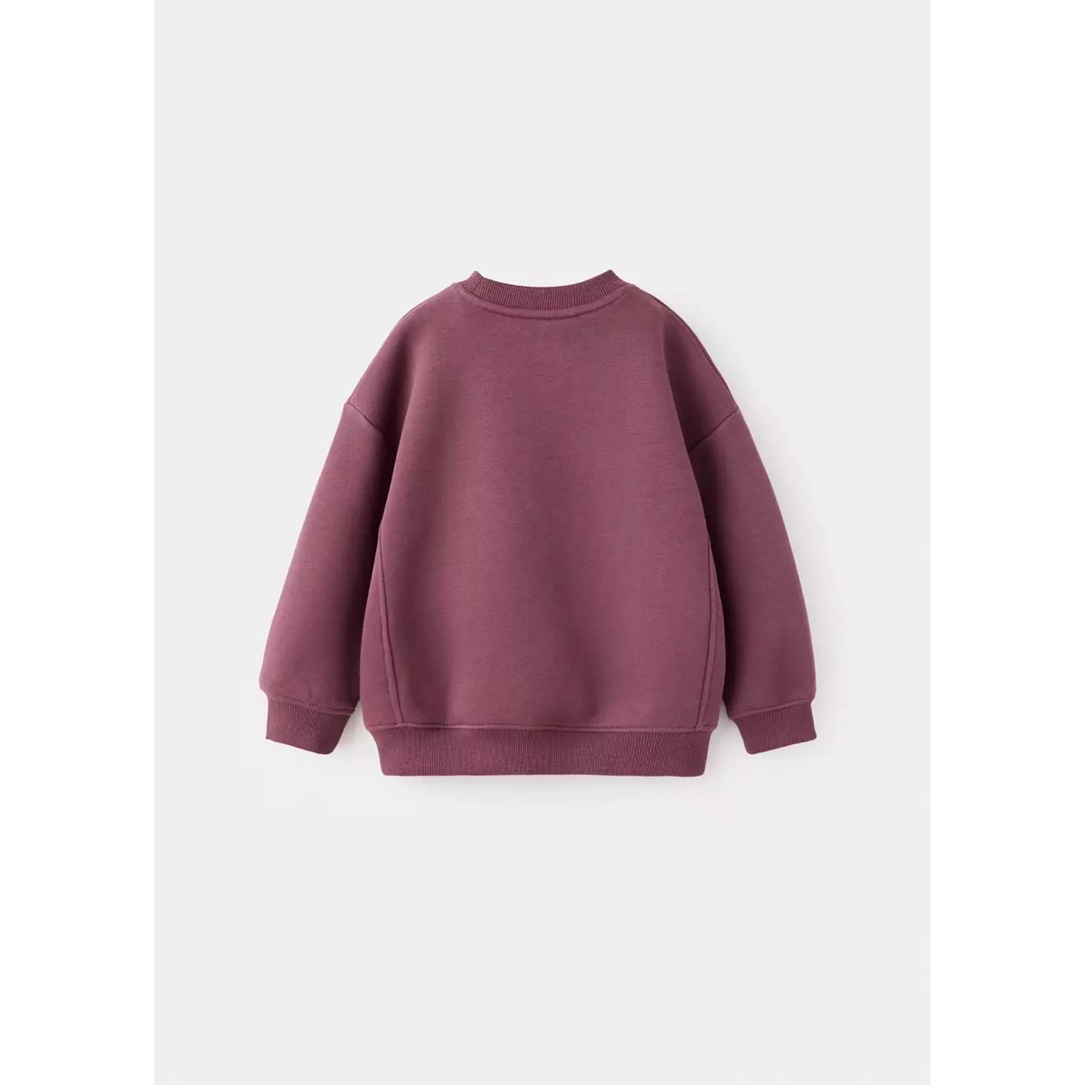 Sweat-shirt coton imprimé grenat, MANGO BABY